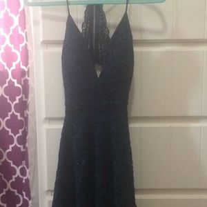 Navy homecoming dress